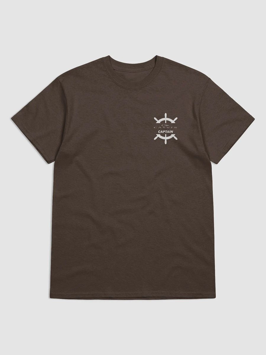 Carver Captain - T-Shirt - Dark Shirt w/White Logo product image (3)