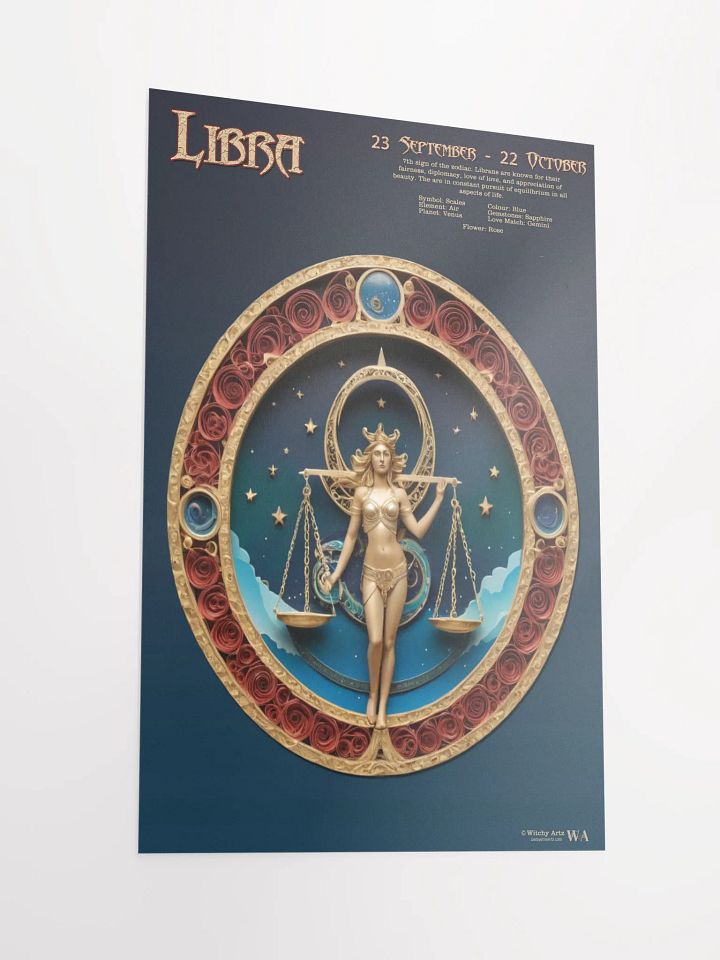 Western Zodiac Poster - LIBRA product image (5)