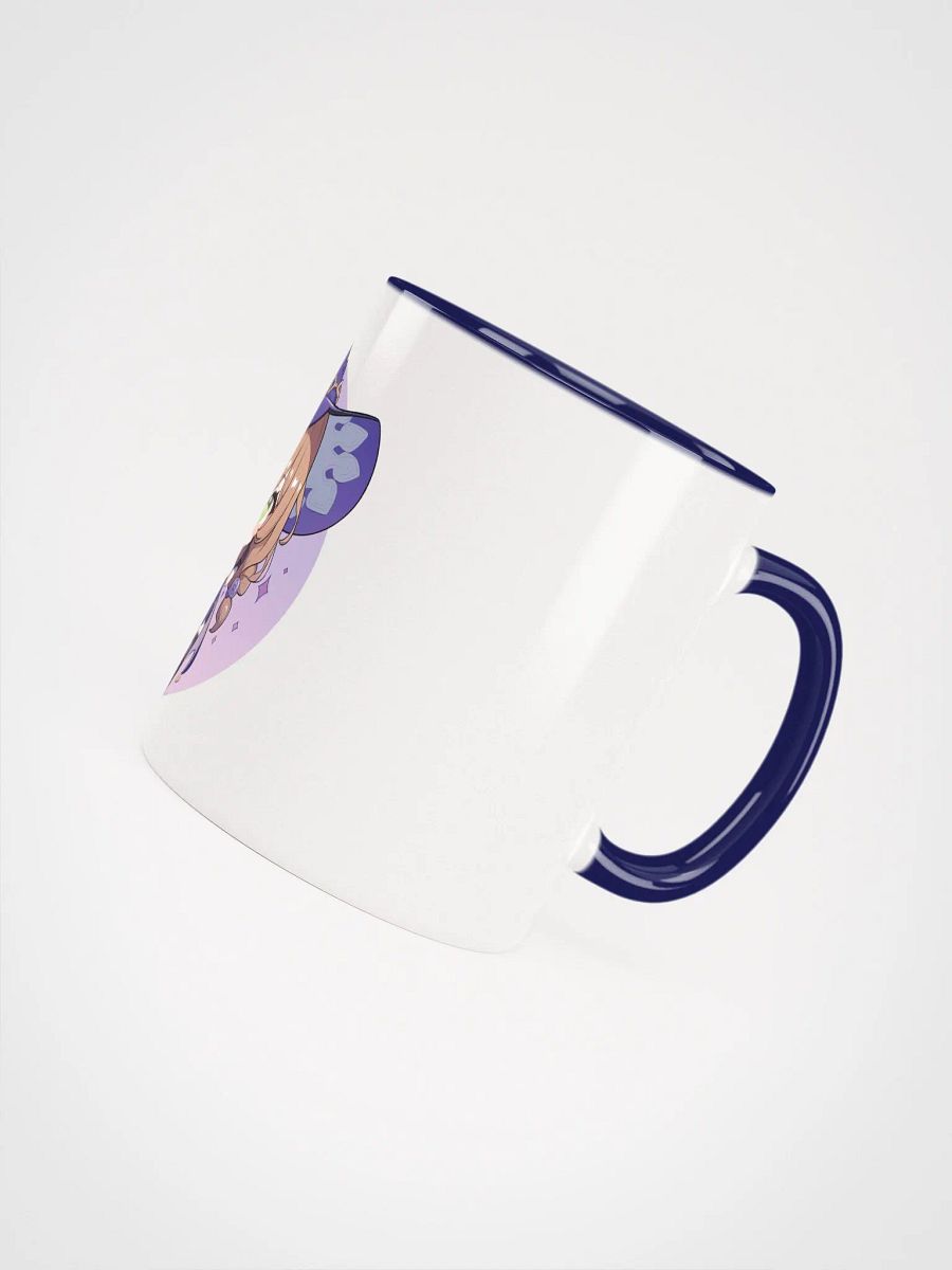 Lisa Genshin Impact Ceramic Mug – Dark Blue Handle & Interior product image (5)