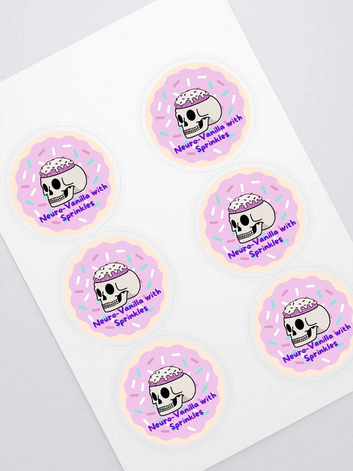 Neuro-Vanilla With Sprinkles Sticker Sheet product image (1)