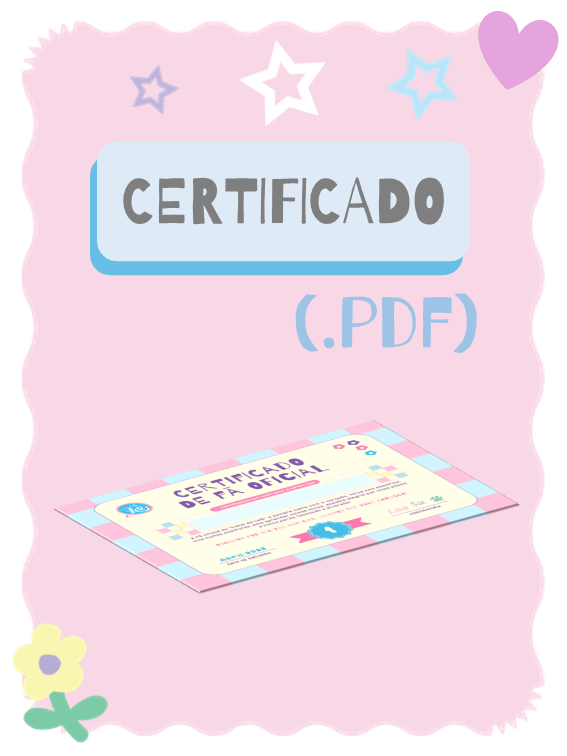 Kit de Fã Oficial - Canal da Lelê (modelo para impressão) product image (2)