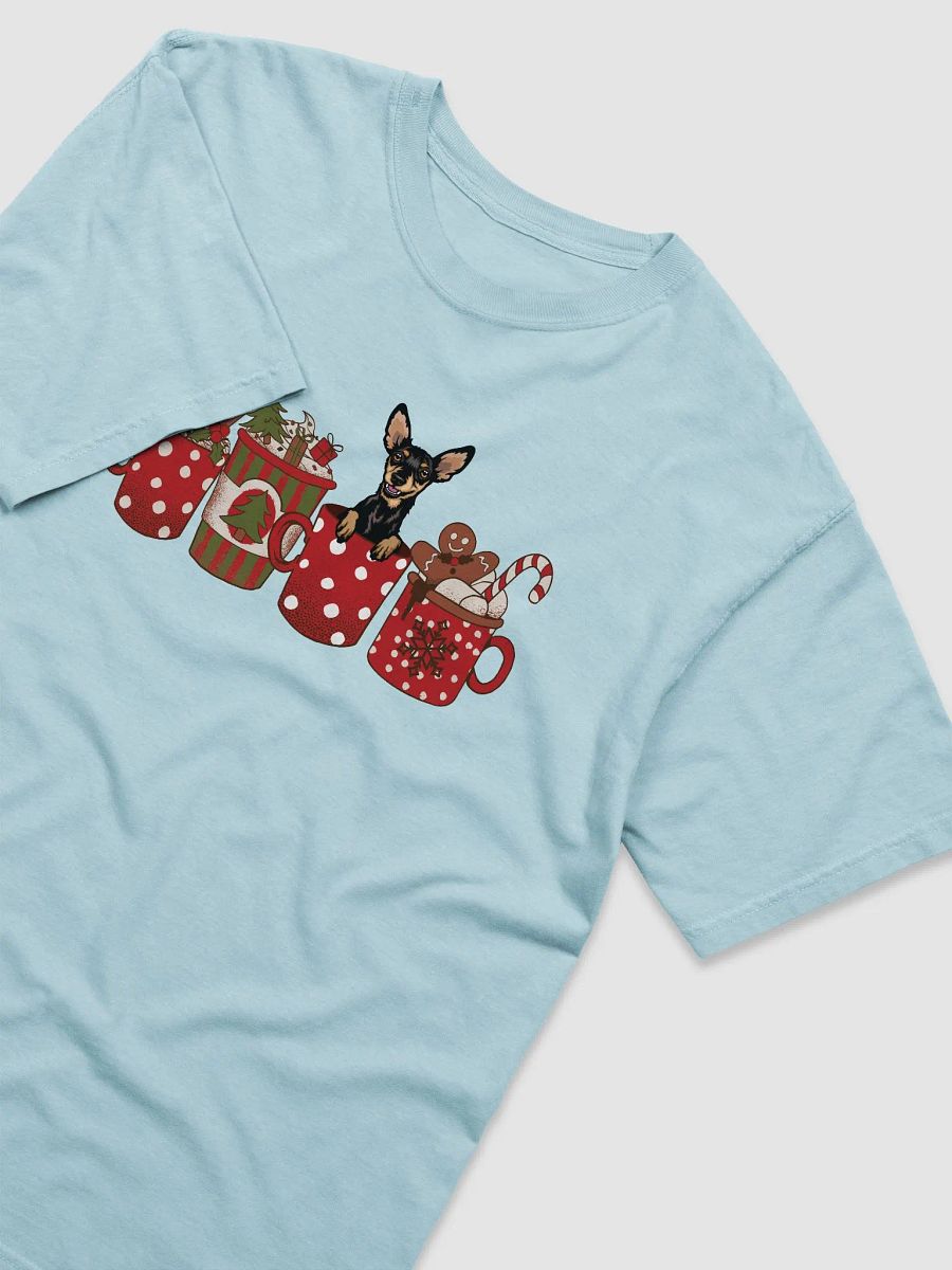 Cute Mini Pinscher in a Christmas Cup T-Shirt | Funny Christmas Pup in a Cup product image (11)