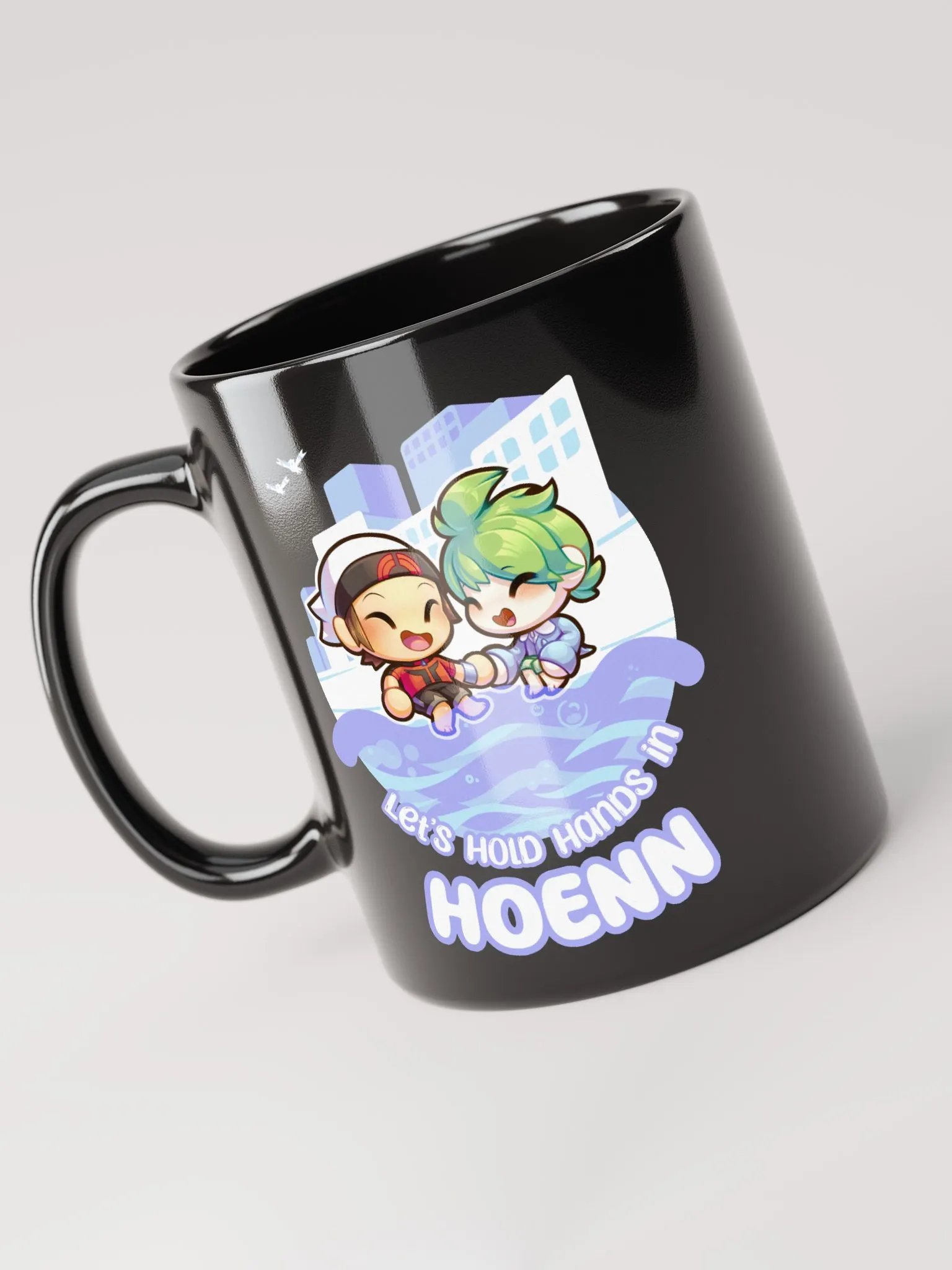 Let's Hold Hands in H Boys - Mug (Black)` product image (5)