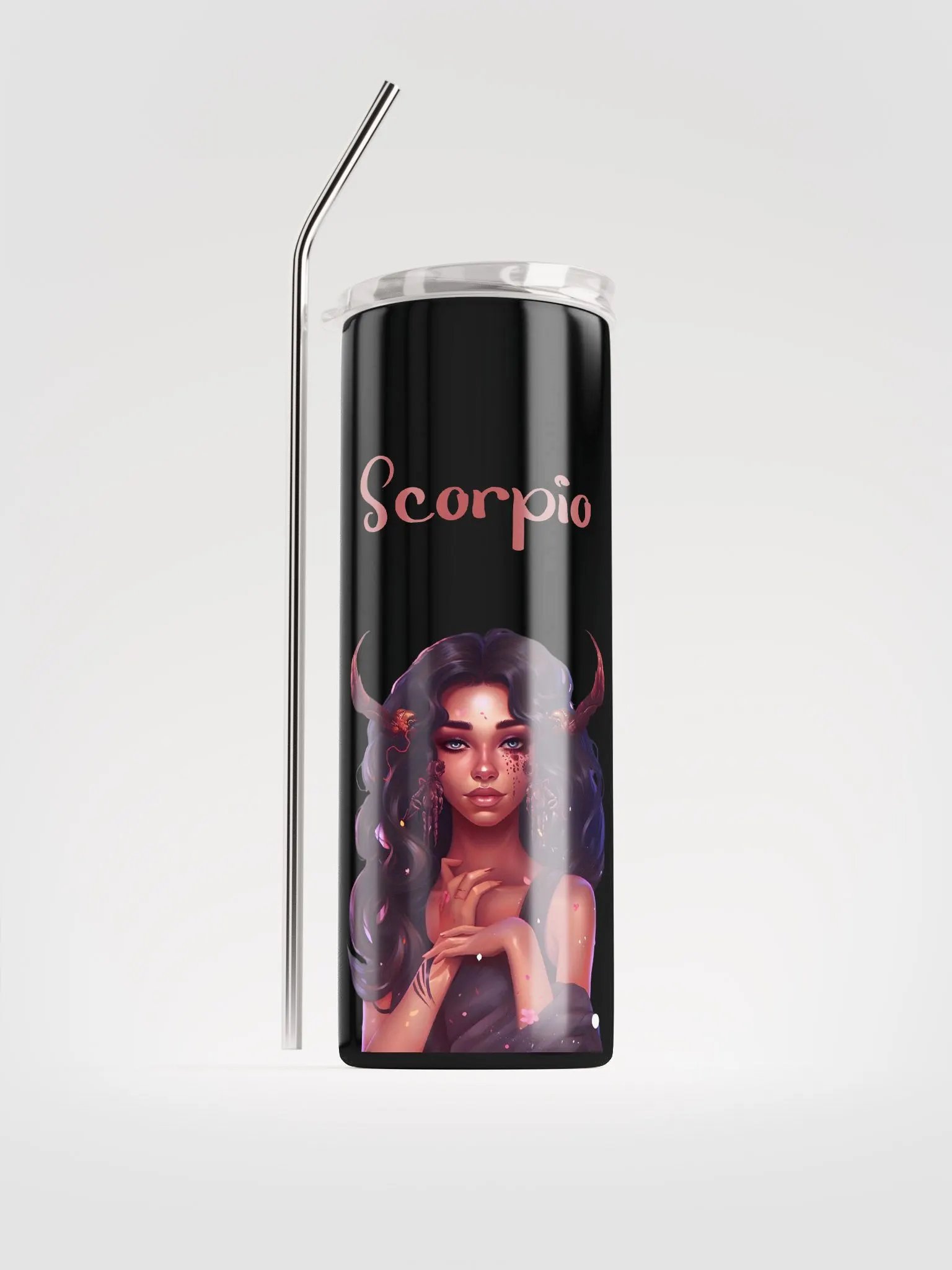 Embrace Scorpio Vibes with our Scorpio Girl Stainless Steel Tumbler | Eco-Friendly Chic product image (1)