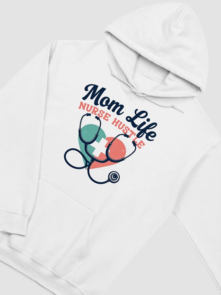 Nurse mom Hustle Stethoscope Heart Hoodie product image (22)