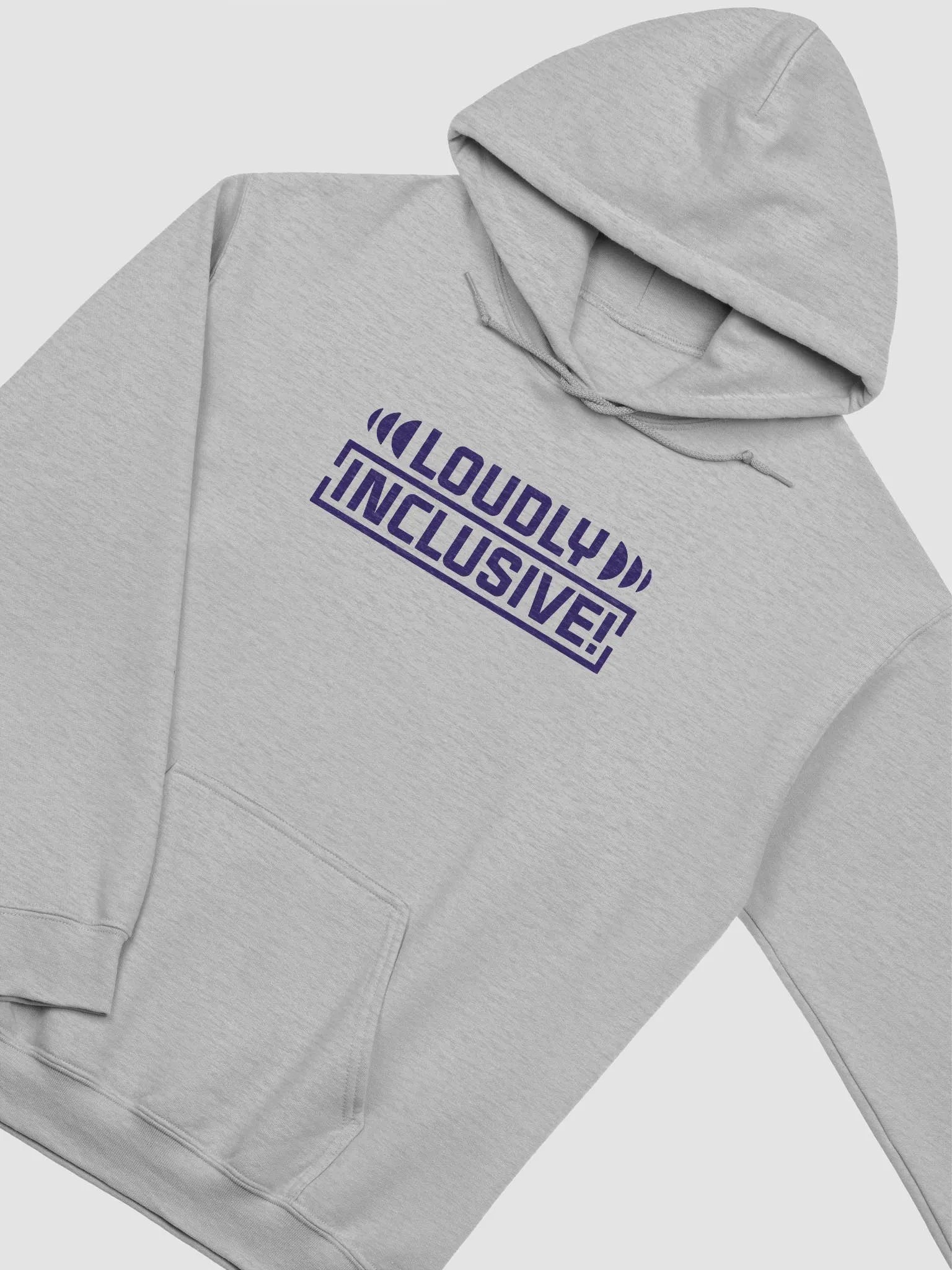 Light Hoodie with Purple Logo product image (3)