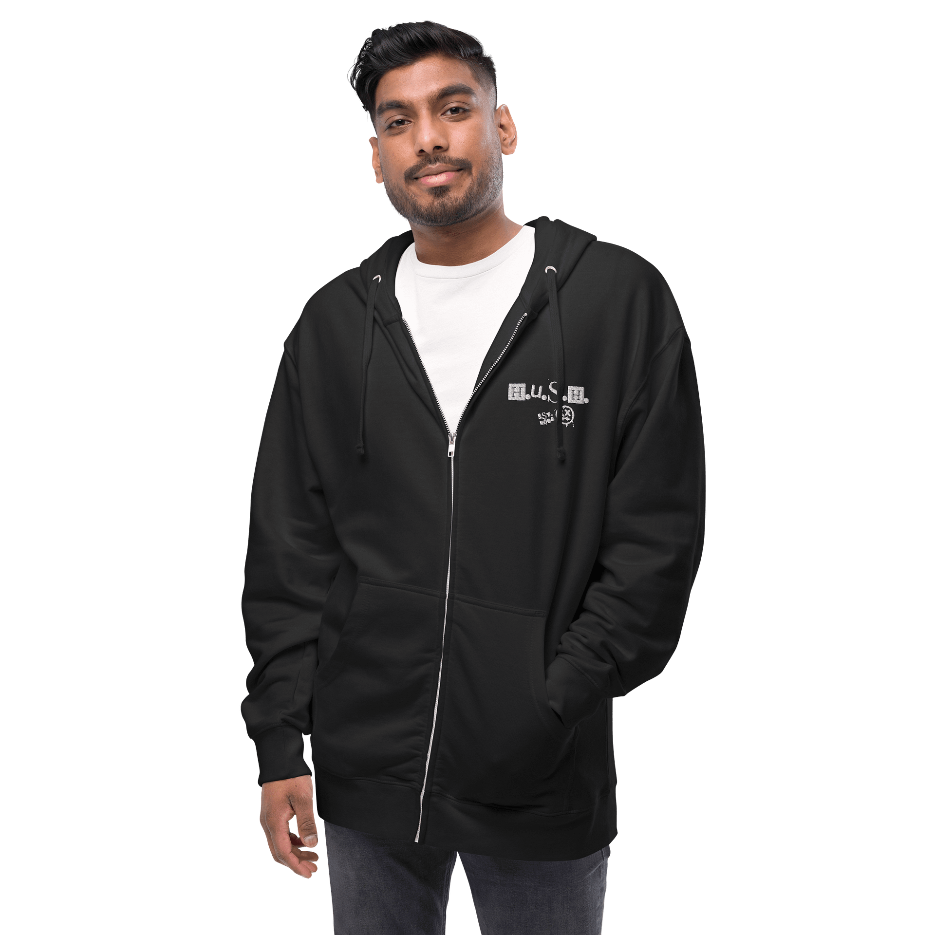 “Code Silence” Zip HoodieD product image (9)