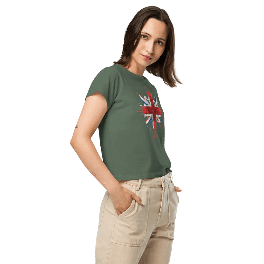 Womens Explosive Union Jack Short Tee product image (12)