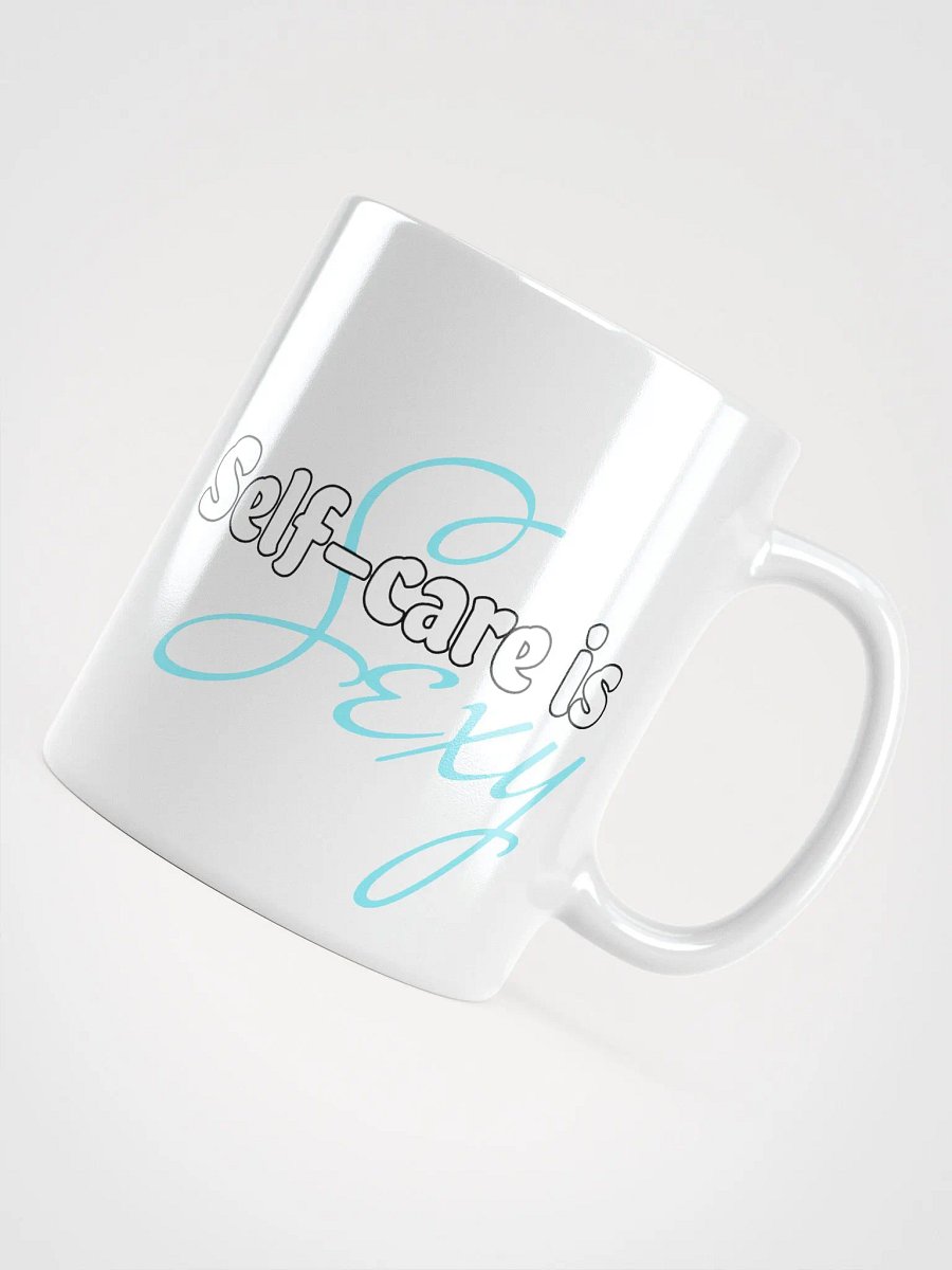 Self-care is sexy - Tall blue mug product image (7)