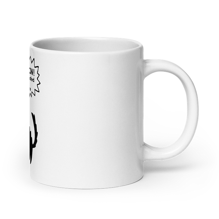 CAUTION OVERSTIMULATED CAT MUG product image (8)