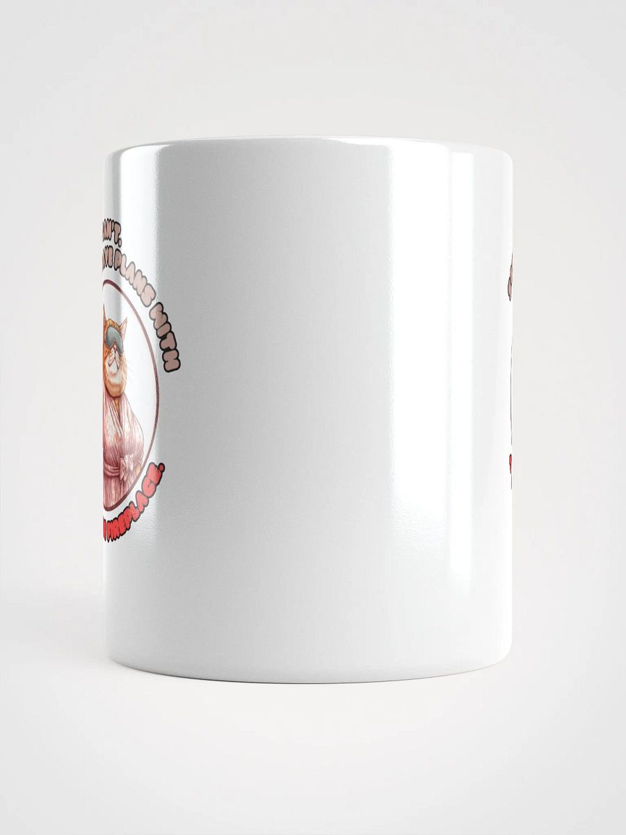 Cozy Cat - Sorry, I Can't. I Have Plans With a YouTube Fireplace | White Glossy Mug product image (15)