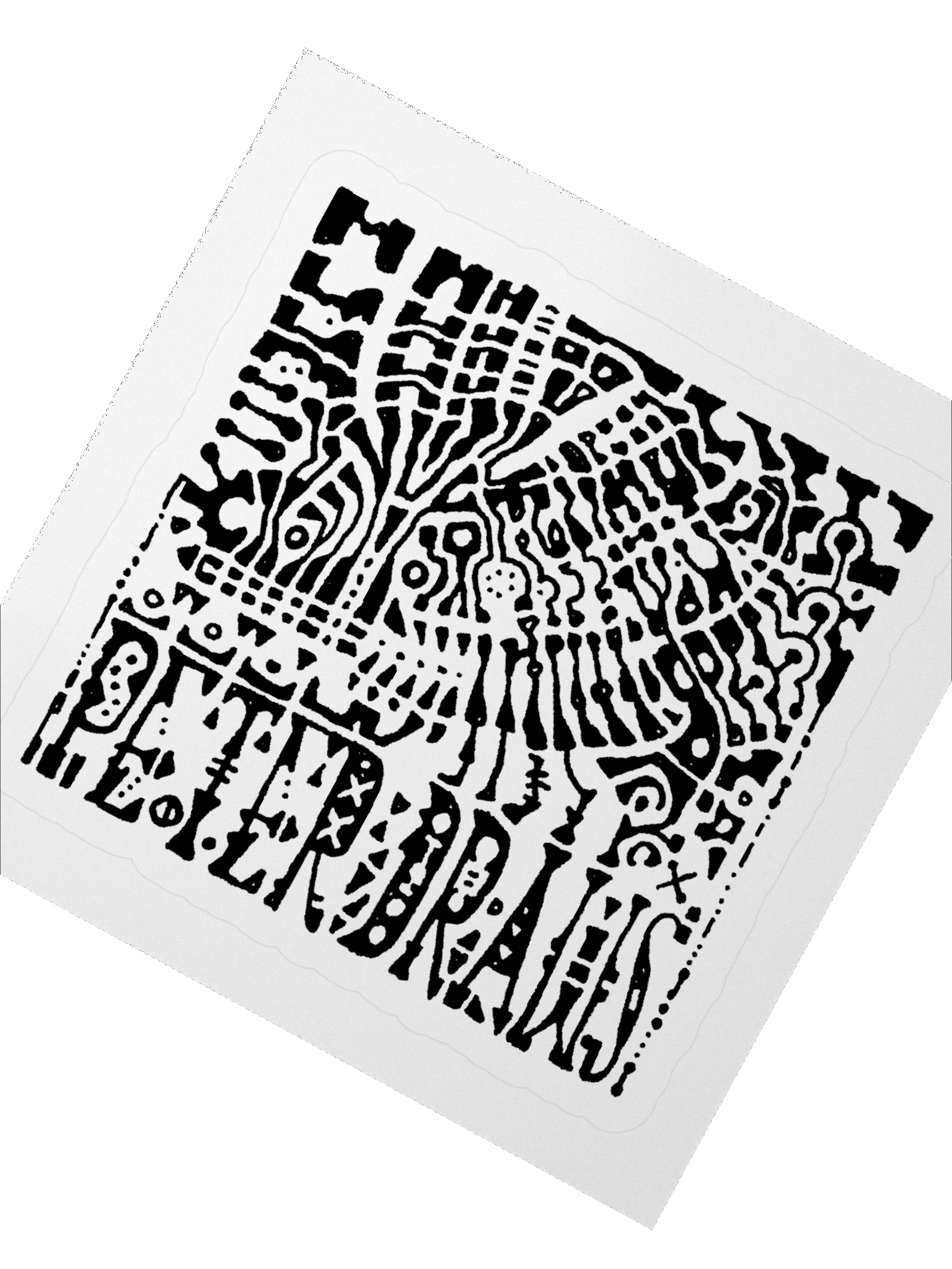 Peter Draws Sticker (Weird Style) product image (4)