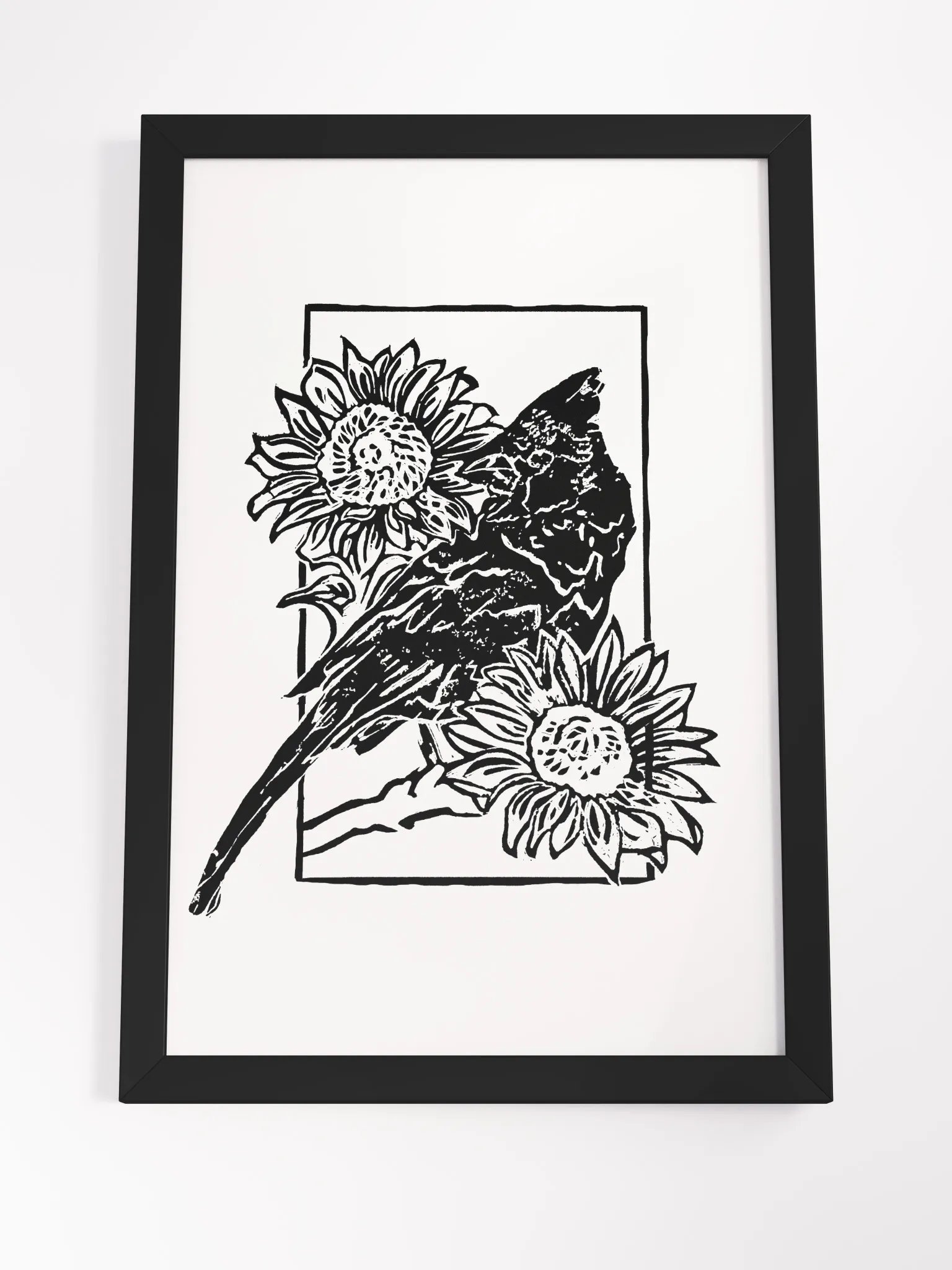 Bird Print in Black product image (4)