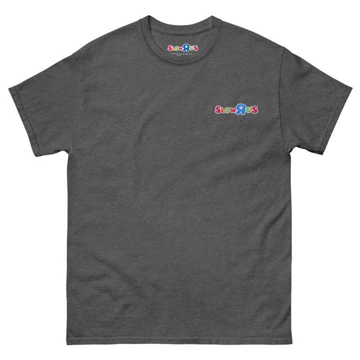 SLOW-R-US UNISEX EMBROIDERED HEAVY TEE product image (2)