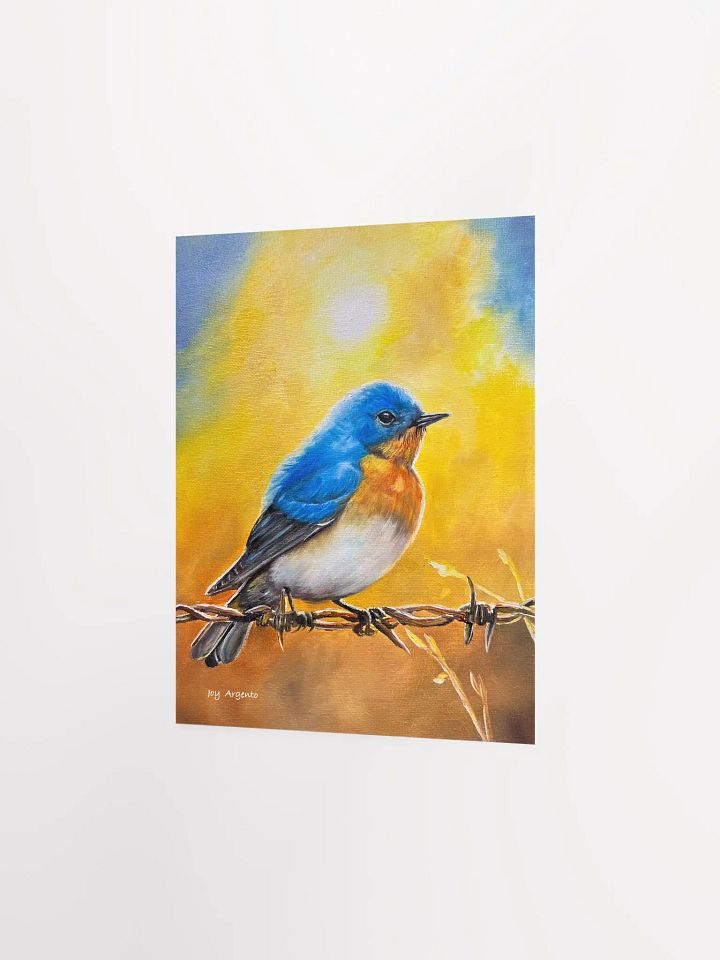 Bluebird Visitor Print product image (2)