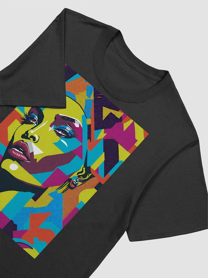 Pop Art Geometric Portrait T-Shirt product image (1)
