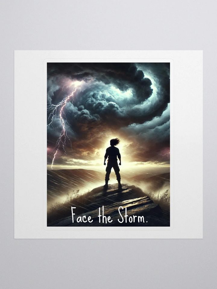 Face the Storm. Stickers product image (4)