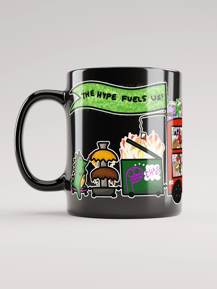 Dinosaur Streamfest Black Mug product image (1)