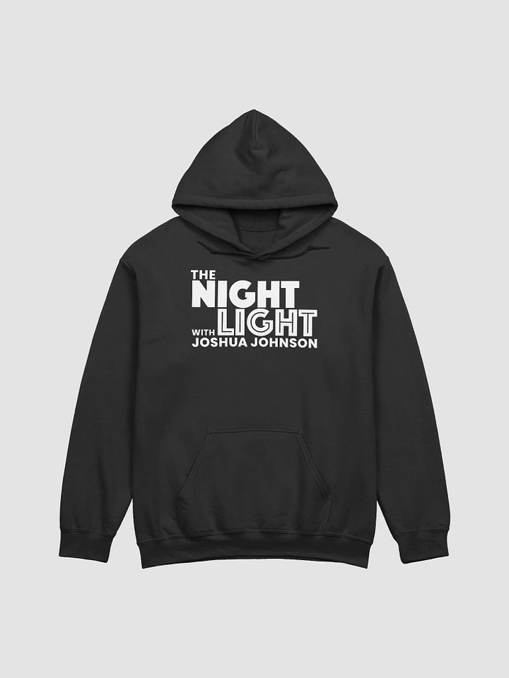 The Night Light Hoodie (white text) product image (1)