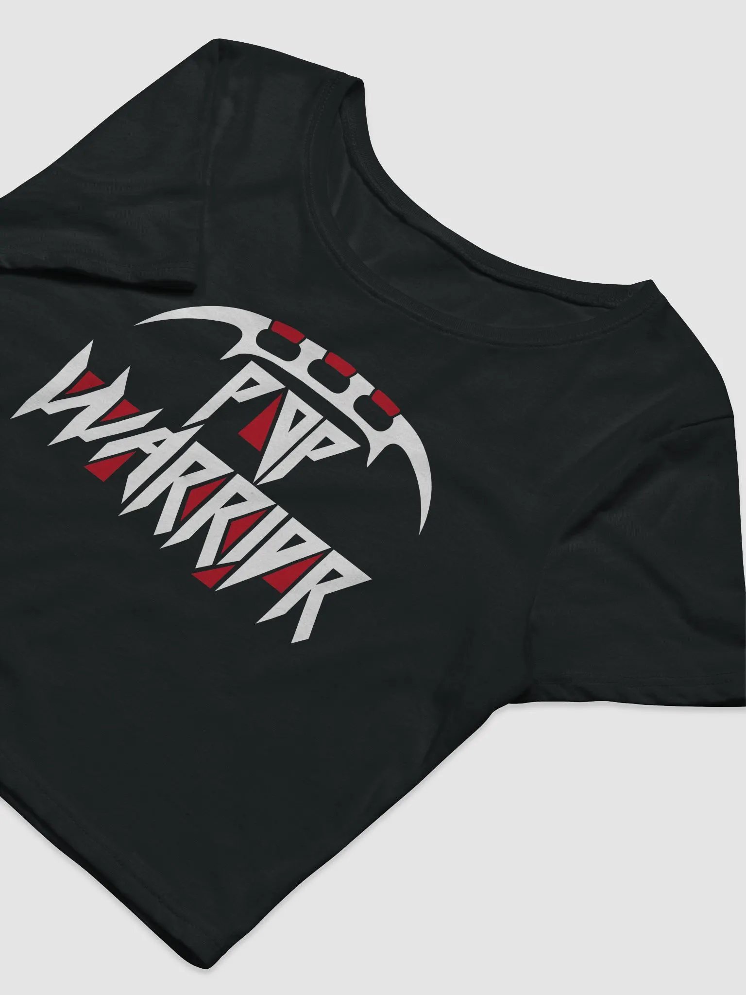 Klingon Pop Logo Cropped T-Shirt (Black) product image (3)