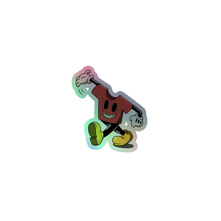 T-Shirty Character Holographic Sticker Sheet product image (1)