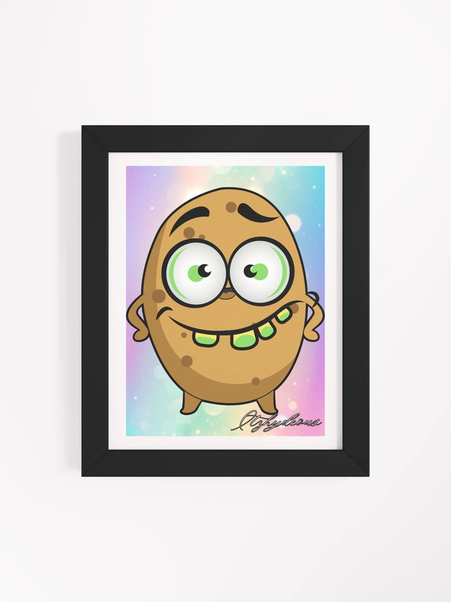 Whimsical Potato Magic - Framed Matte Poster product image (4)