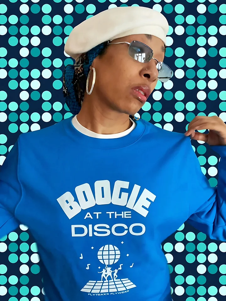 Boogie At The Disco - Blue Crewneck product image (1)