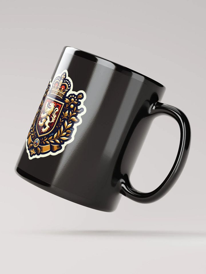 The Habsburgs Regal Emblem Black Glossy Mug product image (3)