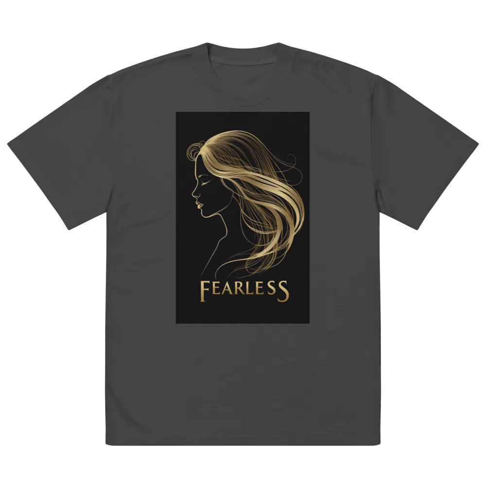 Fearless Women's T-Shirt - Elegant Gold Design product image (5)