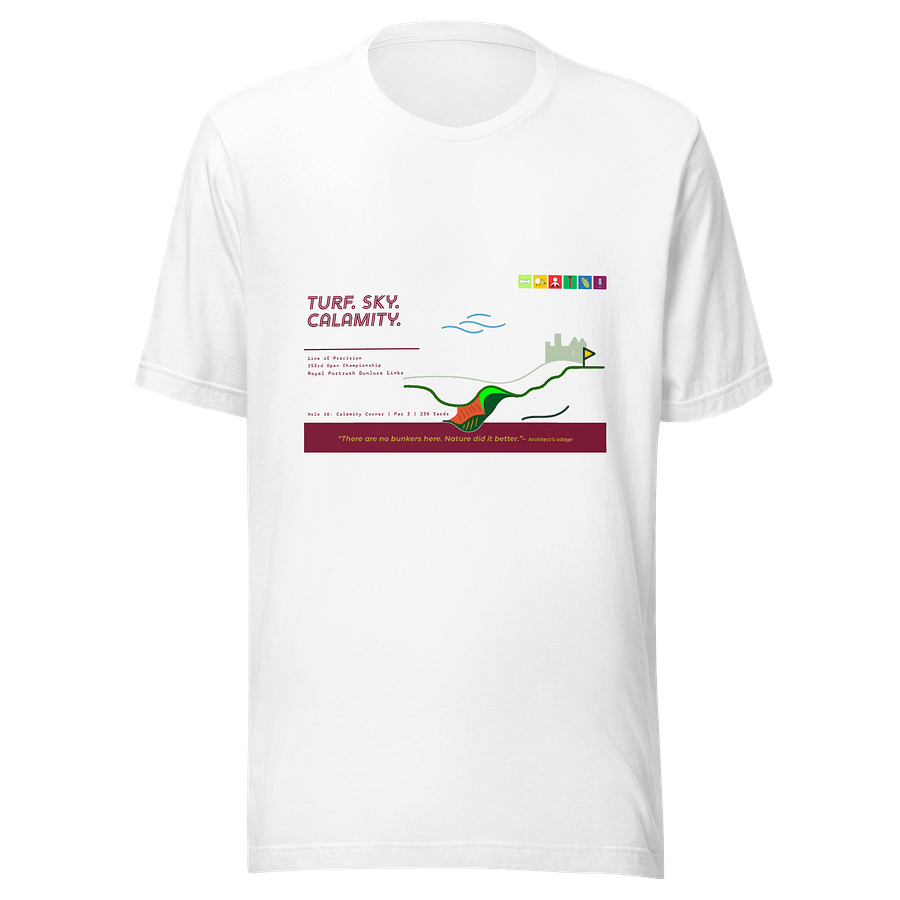 No.002 Icon Tee: Calamity ’25 | Royal Portrush - Heritage Edition Released for the 153rd Open Championship product image (1)
