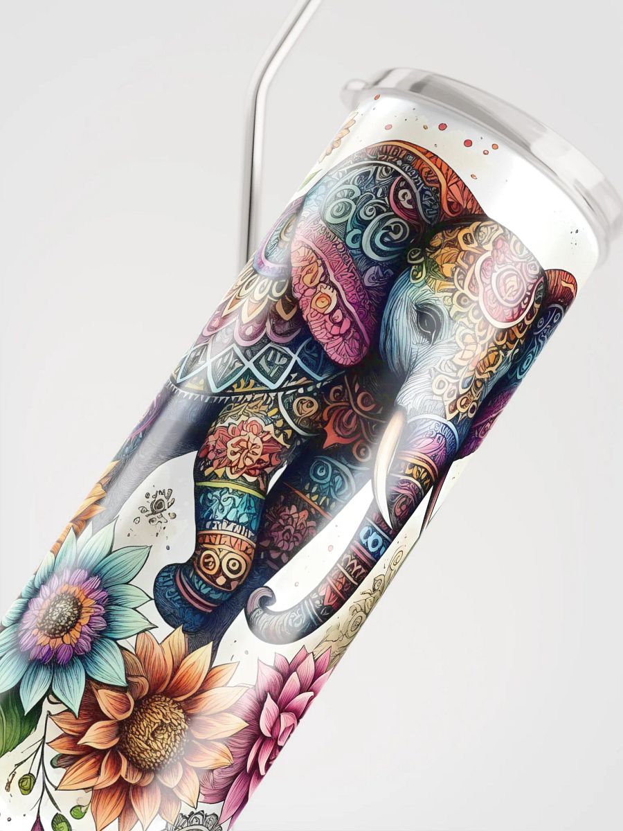 Exotic Elephant Stainless Steel Tumbler product image (5)