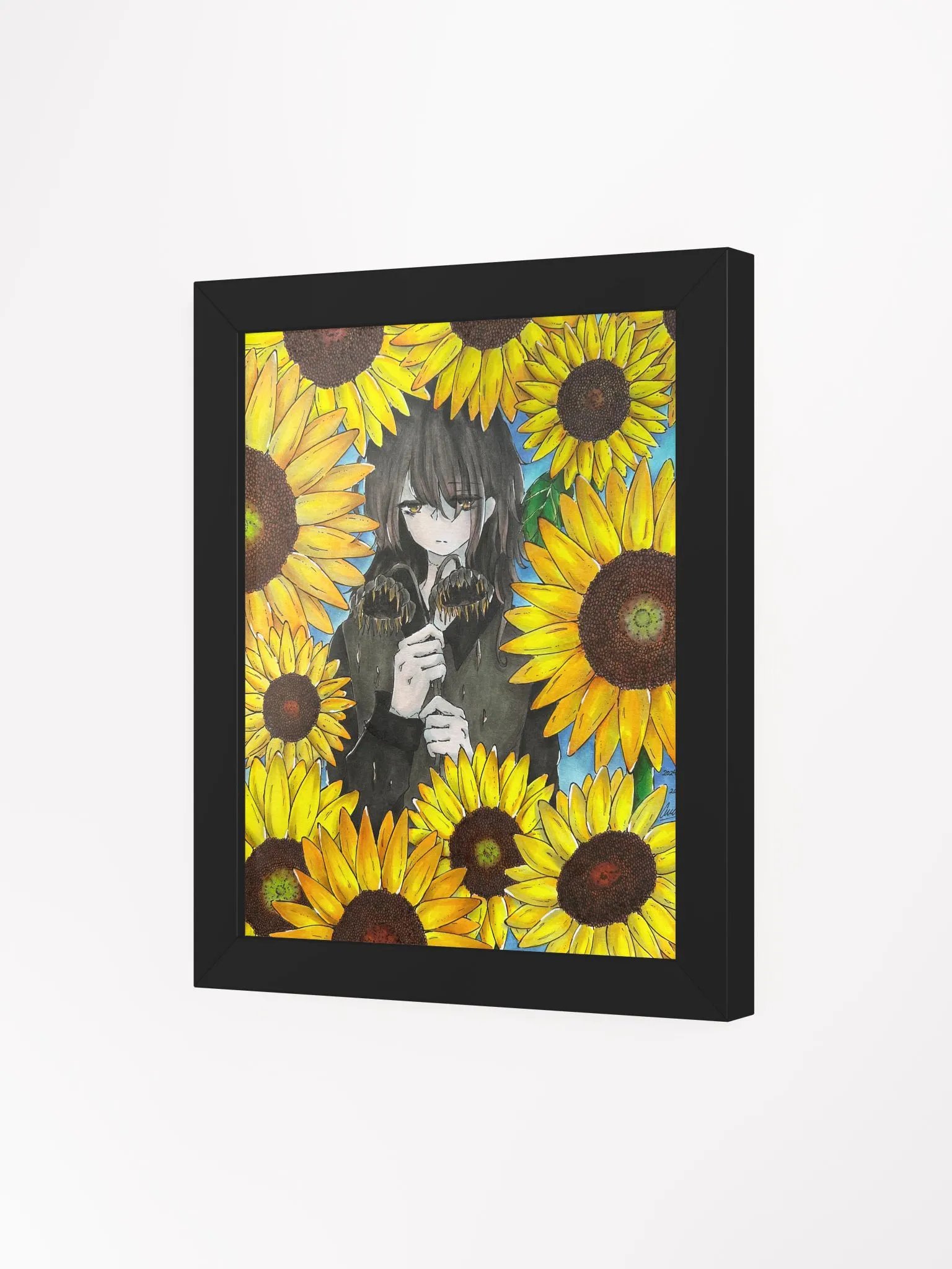 Sunflowers Framed Matte Poster product image (48)