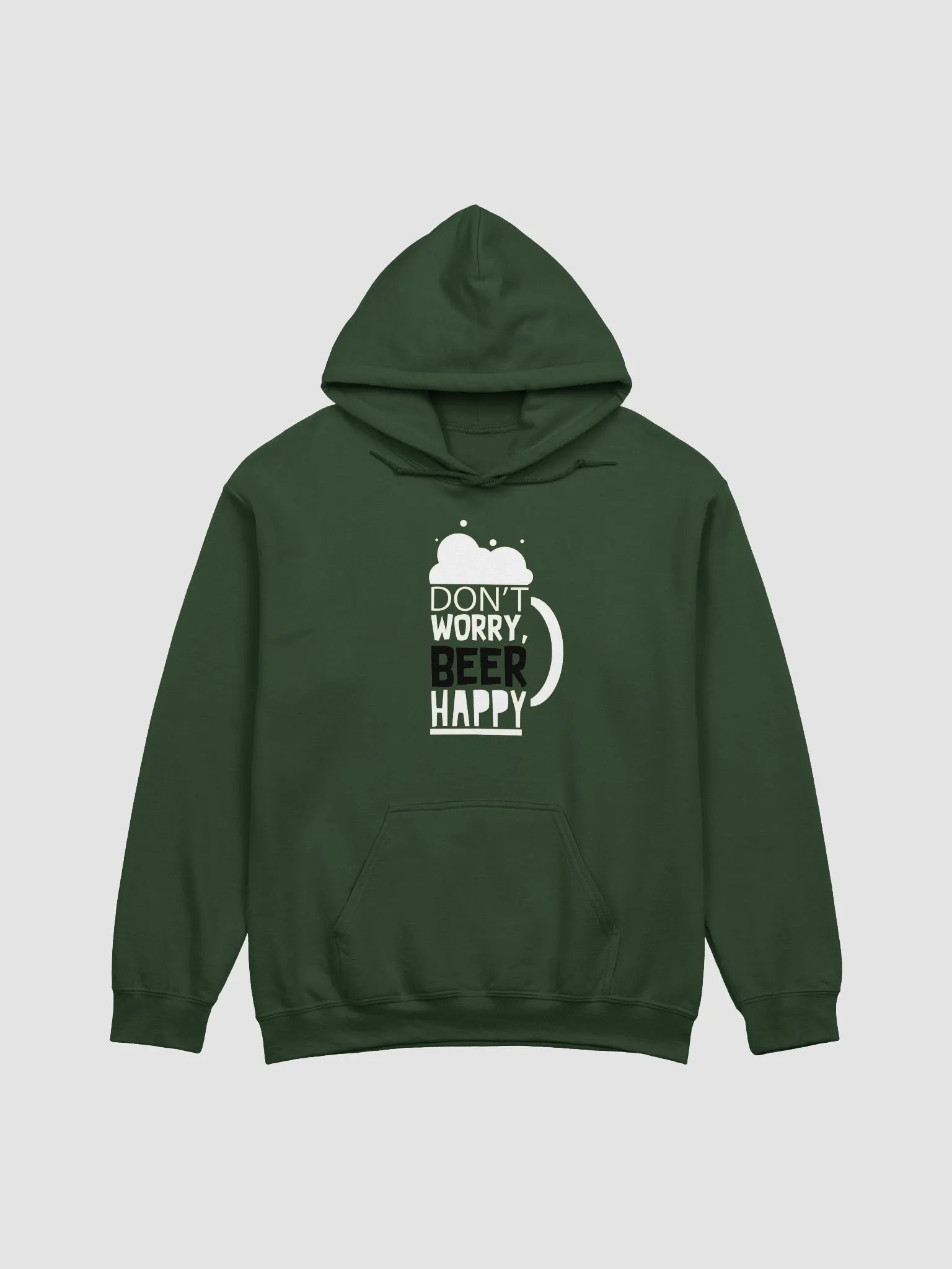 Don't Worry Beer Happy Hoodie product image (19)