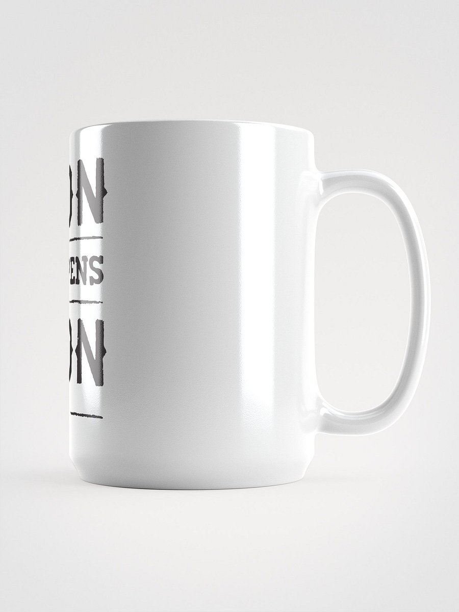 MEN OF IRON White Glossy Mug product image (2)