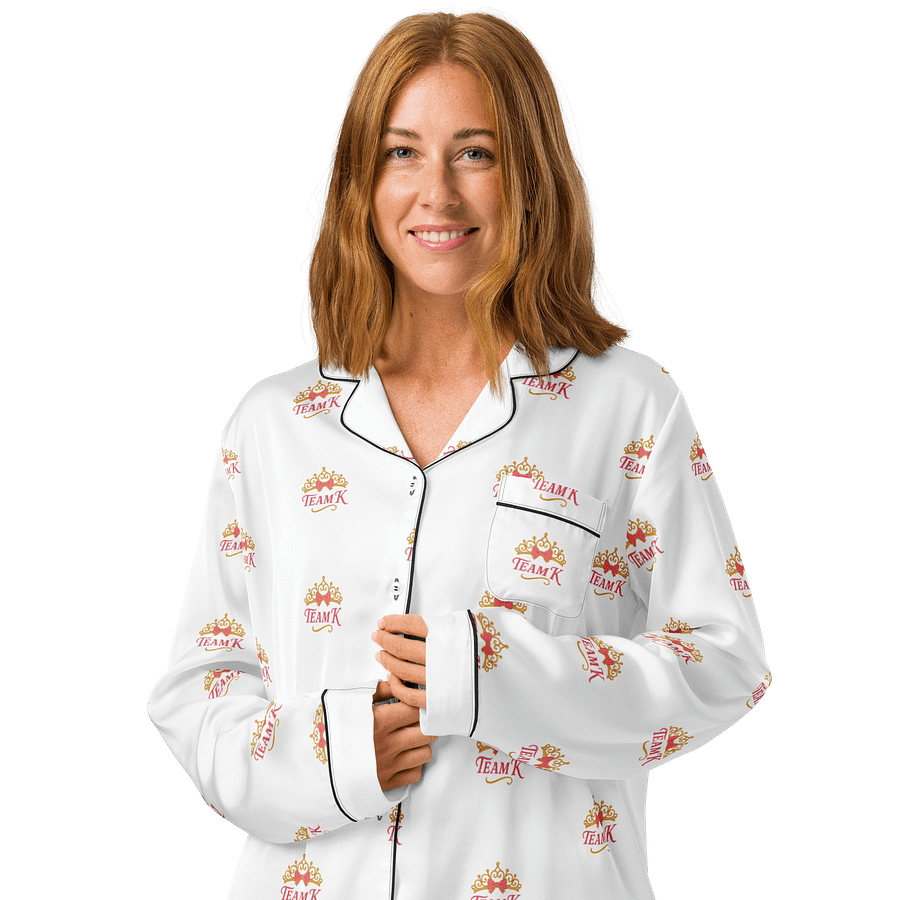Team K (V-1) Women's Long Sleeve Pajama Top product image (3)