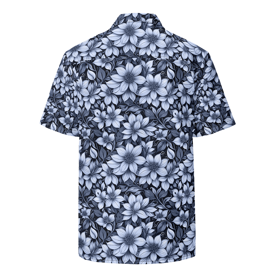 Indigo Flowers Hawaiian Shirt product image (2)