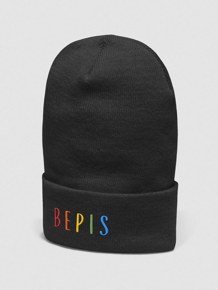 Bepis Rainbow Embroidered Beanie product image (2)