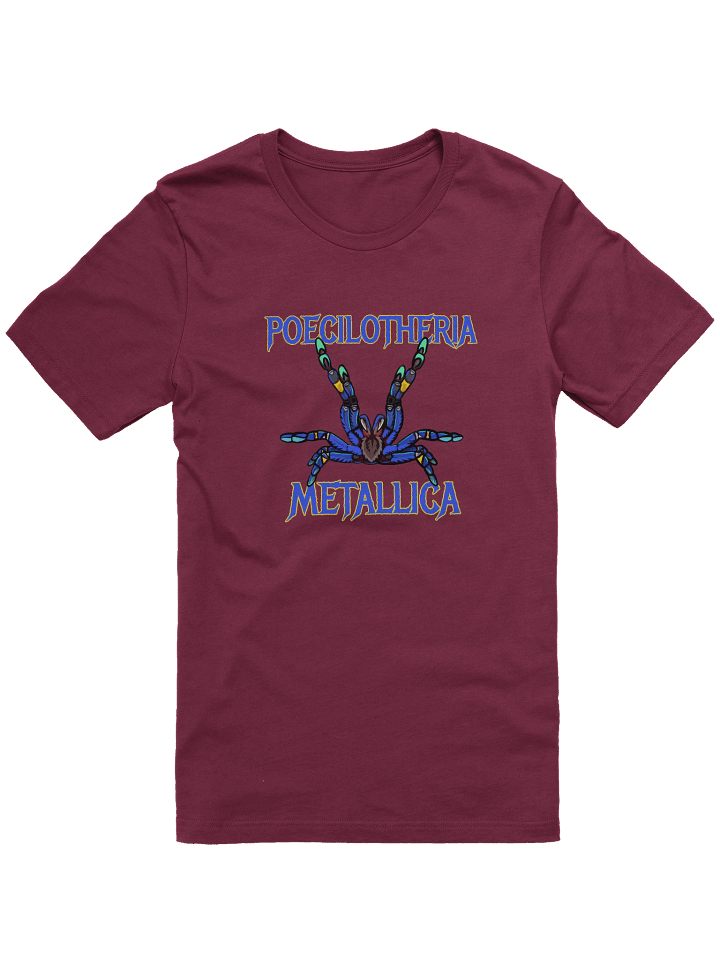 Poecilotheria Metallica T-Shirt Maroon product image (1)