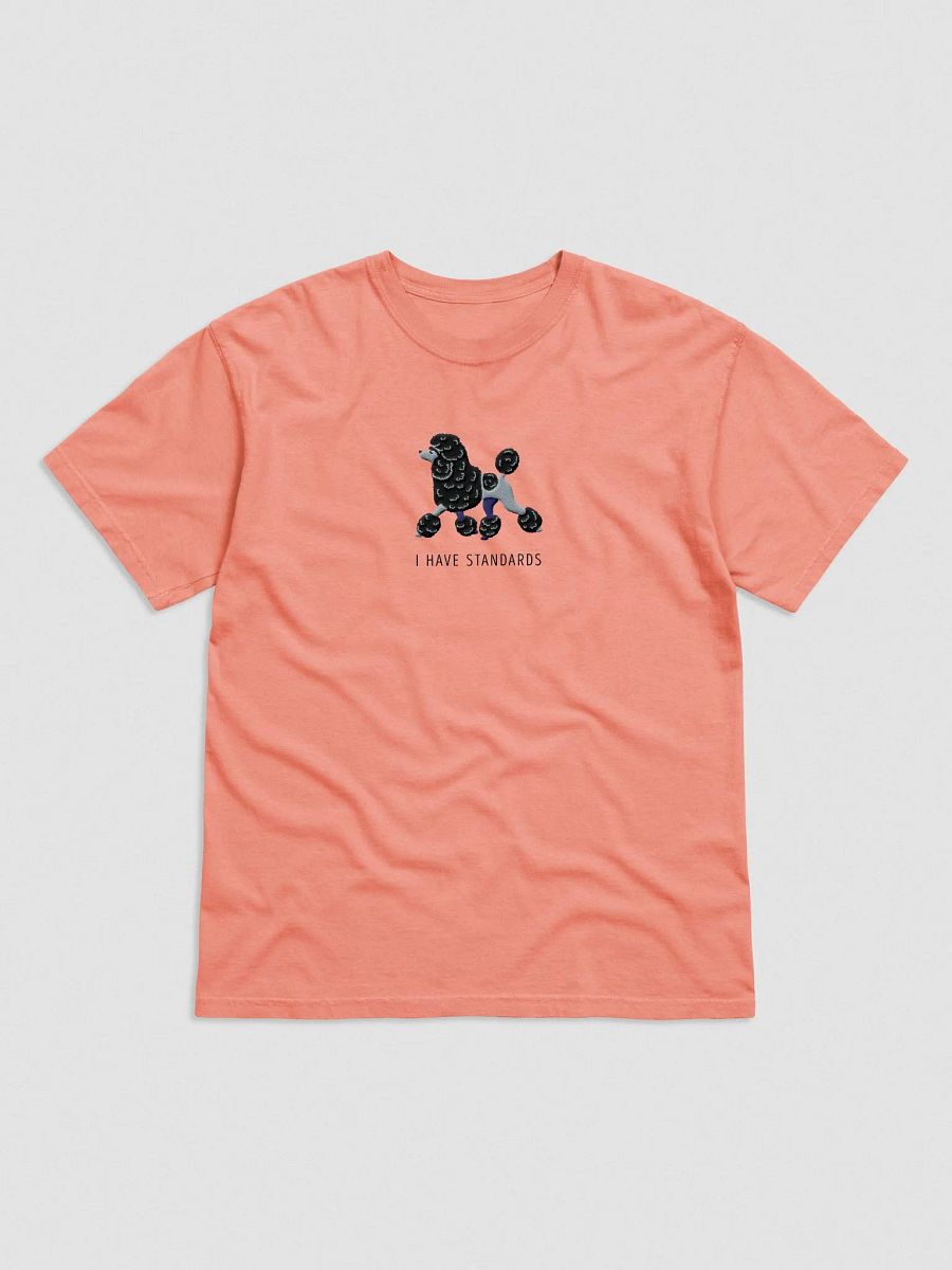 I Have Standards T-Shirt(Embroidered) of a Standard Poodle(Black) product image (4)