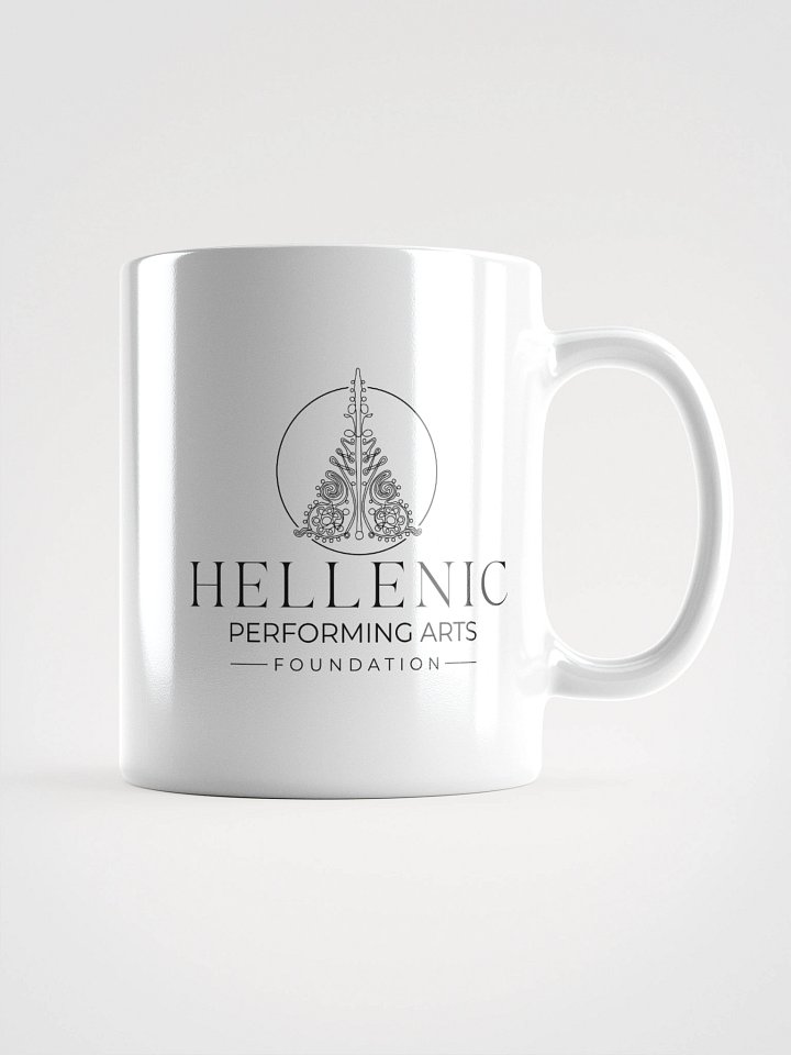 Hellenic Arts Logo White Glossy Mug product image (1)