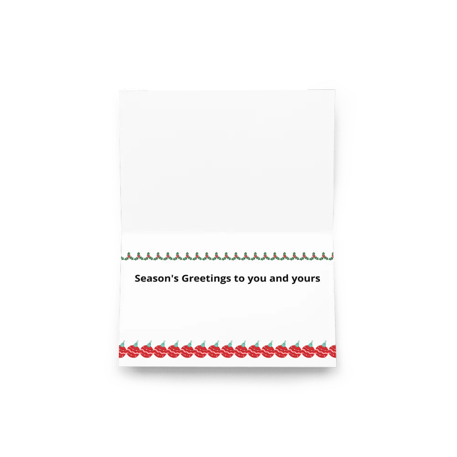 Festive Merry Christmas Greeting Card product image (10)