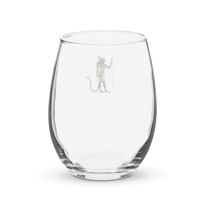 Bastet - The Egyptian Cat Goddess Stemless Water / Wine Glass product image (2)