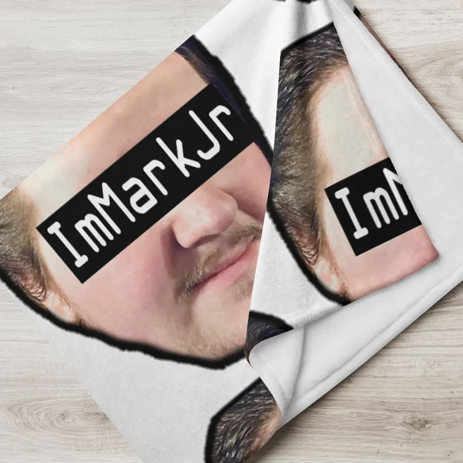 The MarkJr Throw Blanket product image (1)