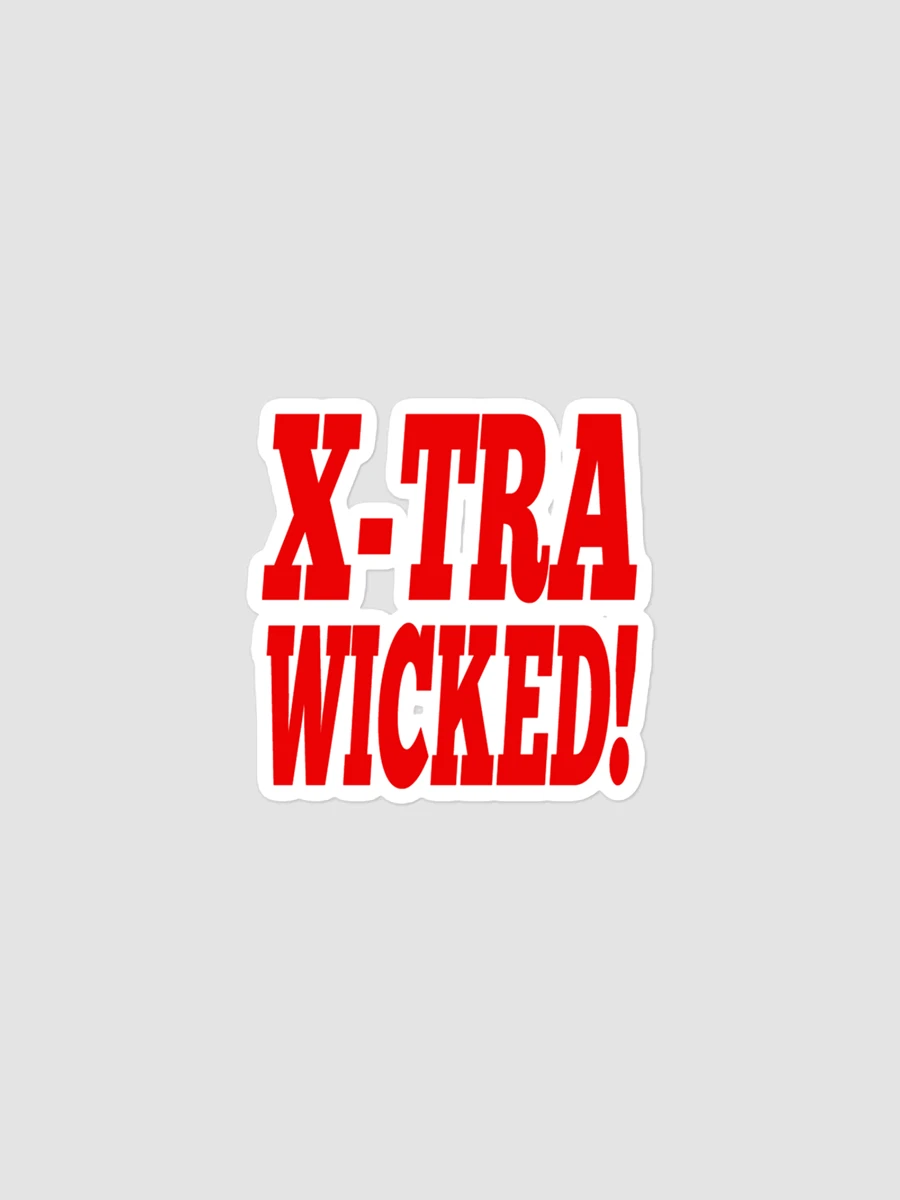 Kiss-Cut Sticker | Extra-Wicked! product image (1)