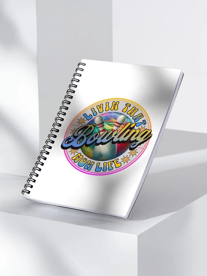 Livin That Bowling Mom Life Spiral Notebook product image (2)