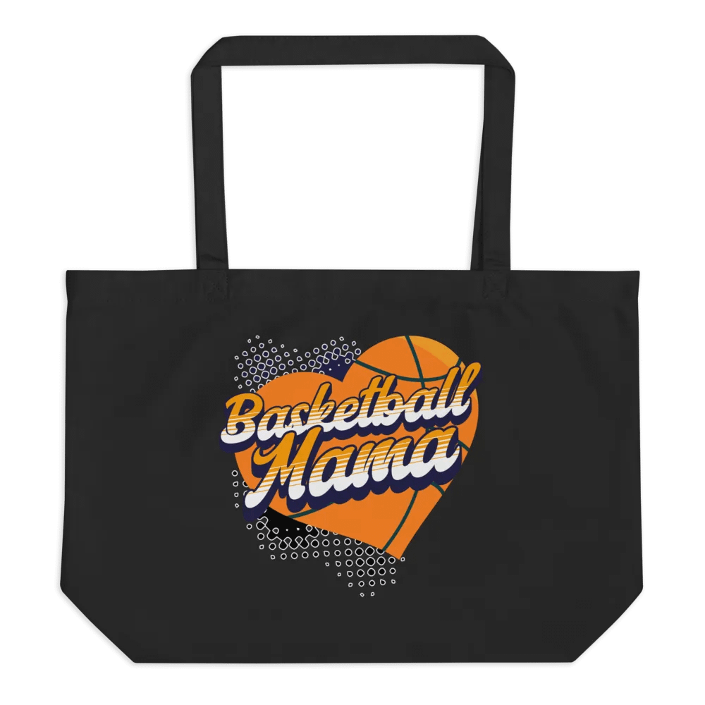 Mama Heart Basketball Tote product image (1)
