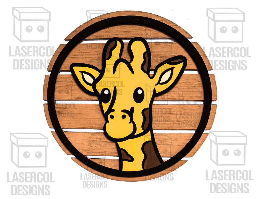 Animals DIY Paint Kit Puzzle Set 2 - Laser Cut Files product image (10)