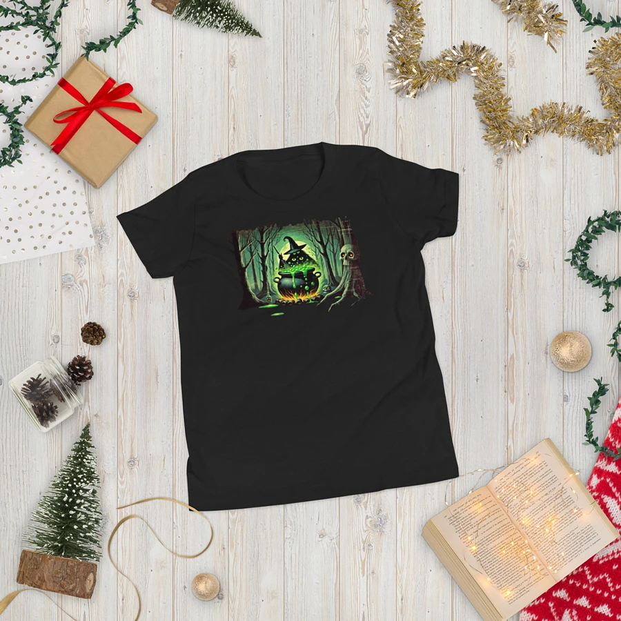 Cauldron Monster Stirring Witch's Brew Youth T-Shirt product image (6)