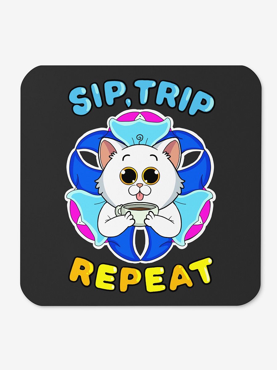 Sip, Trip, Repeat Cork-back Coaster product image (3)