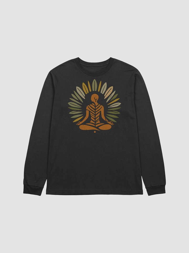 Mystic Meditation Leaves Long Sleeve Tee product image (2)